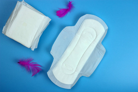 个人卫生,女性卫生的概念.关键时期,血液周期,月经周期.照片