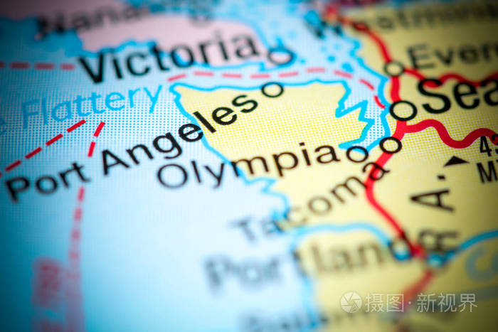 奥林匹亚地图上的美国