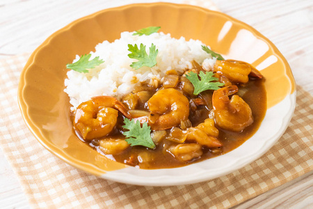 咖喱海鲜饭图片