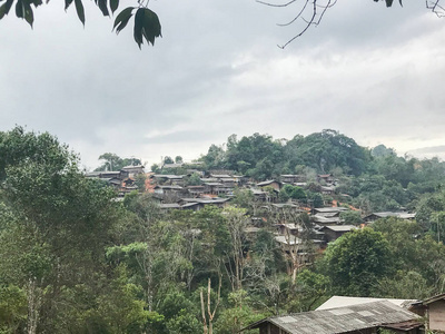 泰国孟戎山部落拉祜族乡间别墅图片