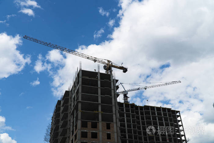在建多层楼房照片