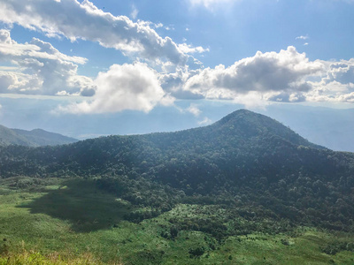 泰国清迈蒙戎山美丽的风景