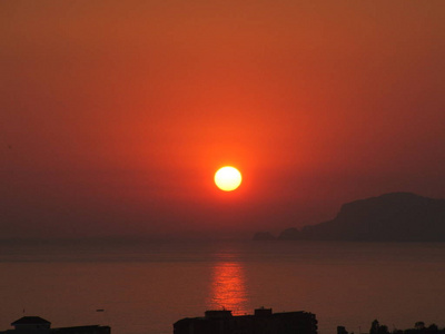 海洋 闪耀 太阳 亚洲 火鸡 日落