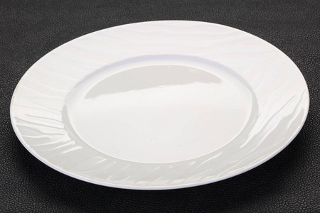 Empty white plate