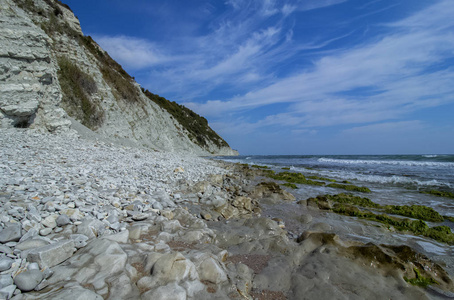 自然 海滩 旅游业 海洋 岩石 夏天 旅行 海景 美丽的