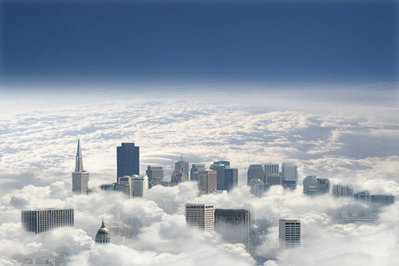 天线 高的 城市景观 天狼星 技术 旅行 商业 风景 摩天大楼
