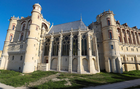 那是设防的狩猎小屋.法国圣日耳曼.照片