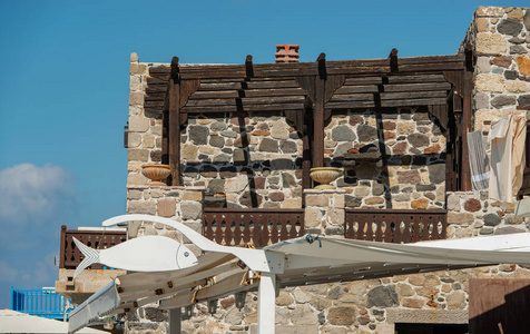 古老的 建筑 建筑学 海港 旅游业 假期 海岸 娱乐 地中海