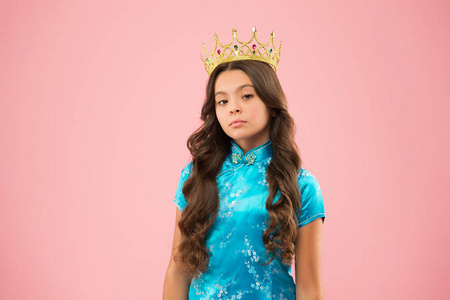 女孩戴皇冠.公主礼仪.奖励概念.选美大赛冠军.国际选美大赛.