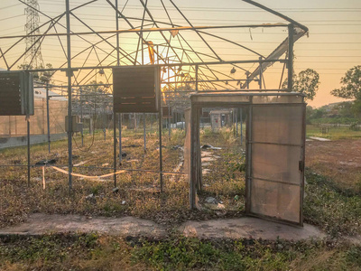 泰国旧废弃植物温室