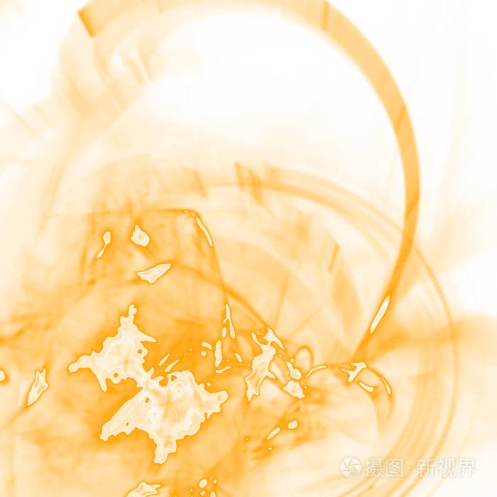 梦幻混沌的彩色分形图案抽象分形形状3d渲染插图背景或墙纸