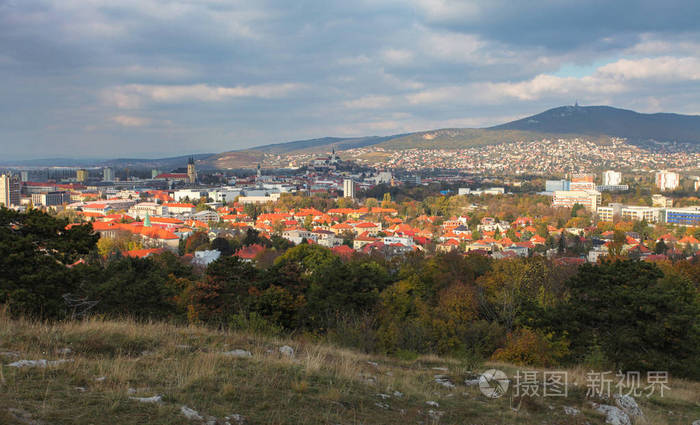 斯洛伐克Nitra skyline