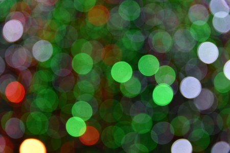  Multicolored round bokeh lights for background.