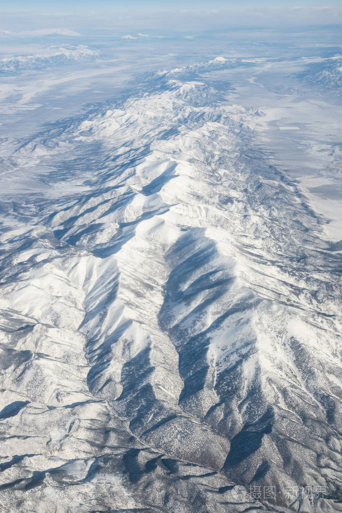 北美洲美国中部各州的山脉