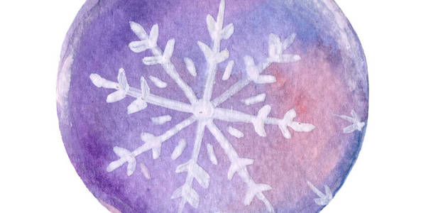 玻璃 假日 水彩 冬天 季节 十二月 艺术 颜色 礼物 庆祝