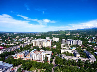 旅行 亚洲 旅游业 地标 市中心 美丽的 哈萨克斯坦 城市