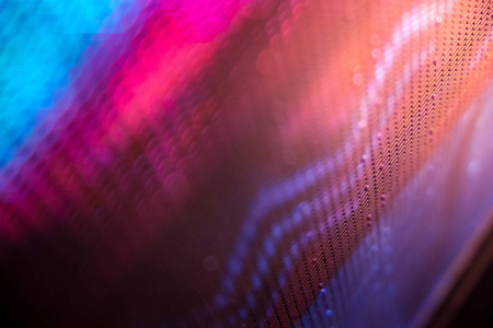 CloseUp LED blurred screen. LED soft focus background. abstract 