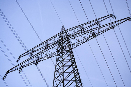 电缆 传输 电压 高的 电线 技术 权力 危险 塔架 能量