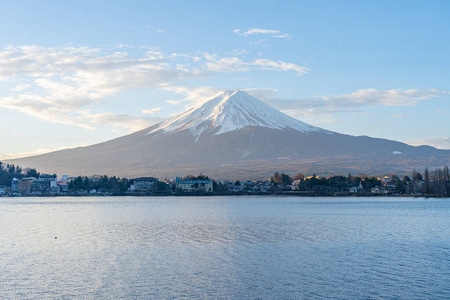 日本富士山蓝天