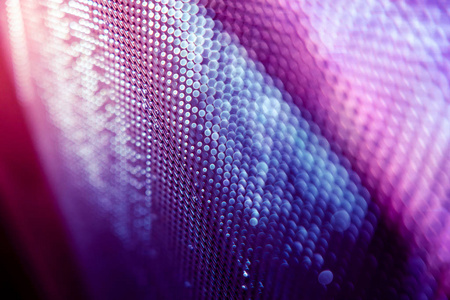 CloseUp LED blurred screen. LED soft focus background. abstract 