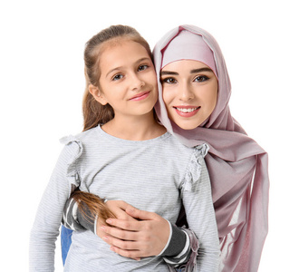 白种人和阿拉伯妇女图片