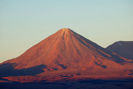 沙漠 风景 火山 安第斯山脉 日光 自然 高地 智利 瓦肯