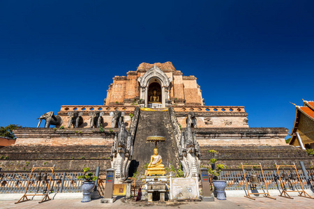 Wat Chedi Luang is a Buddhist temple in the historic centre and 