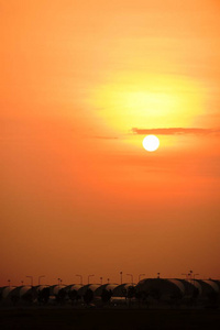 天空 黎明 自然 暮光 场景 天气 机场 傍晚 阳光 日出