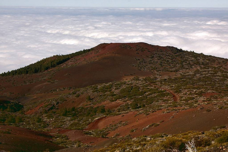 国家的 小山 风景 天空 公园 旅游业 美丽的 夏天 岩石