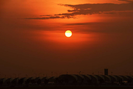 早晨 黄昏 地平线 天空 海洋 夏天 自然 日落 机场 太阳