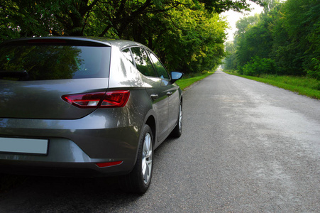  car and on the road