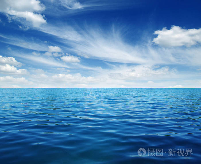 Blue sea water 