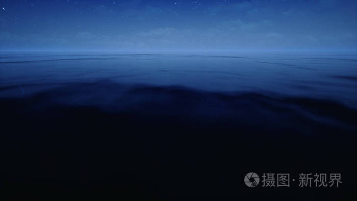 夜晚的海洋