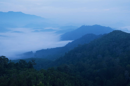 view of sea of fog 