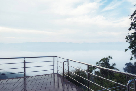 view of sea of fog 