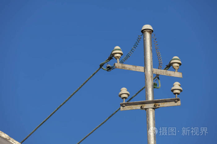 行业 通信 连接 网络 能量 伏特 传输 电缆 分布 天空