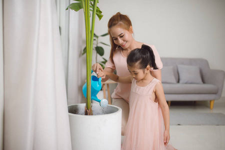 植物 女孩 花园 日本人 美丽的 母亲 中国人 小孩 成人