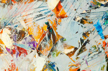 画中画的颜色,抽象的绿白蓝黄红照片