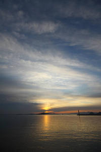 日落 港口 美女 夏天 傍晚 自然 海洋 灯塔 天空 波动