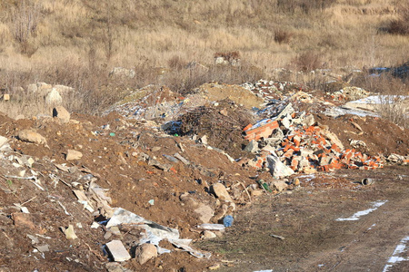 水泥 废旧物品 行业 碎片 建筑学 垃圾填埋 古老的 回收