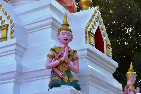 瓦特 信仰 古老的 宝塔 男孩 崇拜 缅甸 佛陀 修道院
