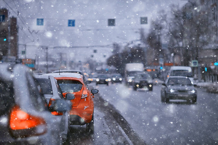 加拿大 降雪 服务 污染 汽车 强调 季节 气候 暴风雪