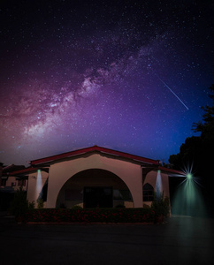 建筑 风景 旅行 灯柱 星星 暴露 观察 气氛 仙女 天文学