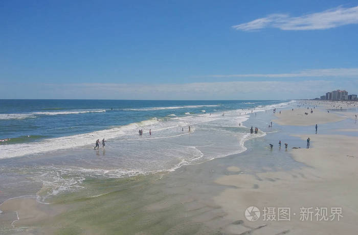 海岸线 假期 自然 美丽的 旅游业 波浪 天际线 亚热带