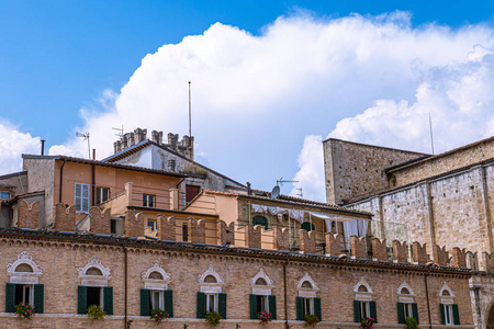 houses of the Umbrian towns 