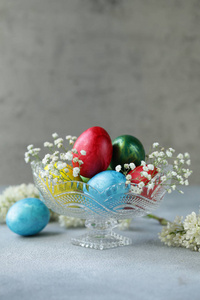 纹理 传统 复活节 春天 颜色 美丽的 鸡蛋 季节 假日