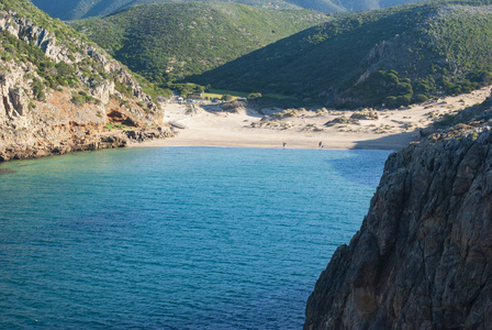 海滩 风景 沙丘 海岸 撒丁岛 自然 旅游业