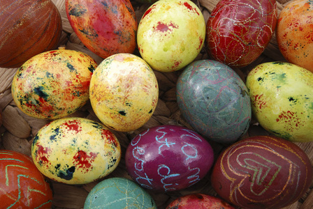 美极了 假日 复活节 鸡蛋 颜色 五花八门 五颜六色