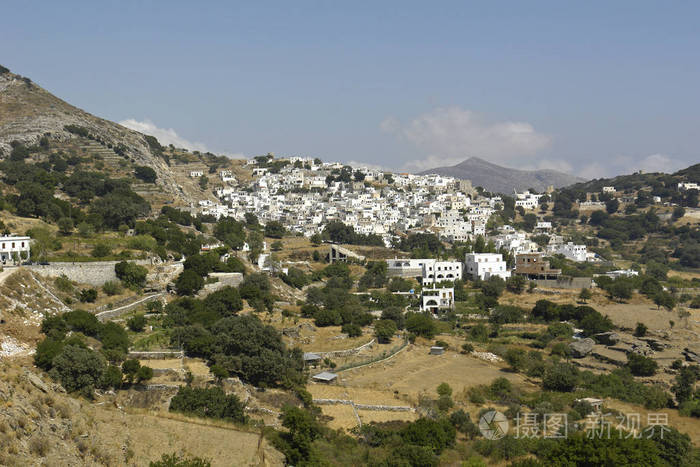 社区 风景 房子 希腊 西班牙 地标 夏天 旅游业 岩石