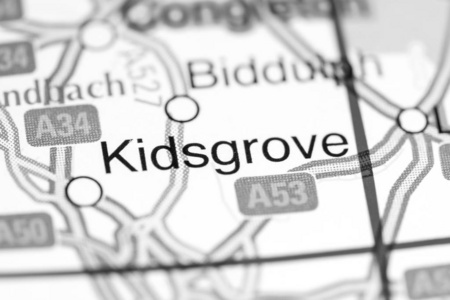 基茨格罗夫。地图上的英国